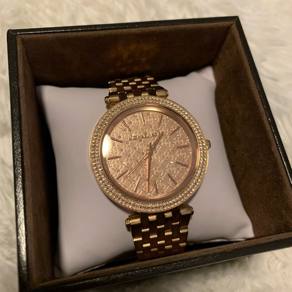 Michael Kors rose gold watch